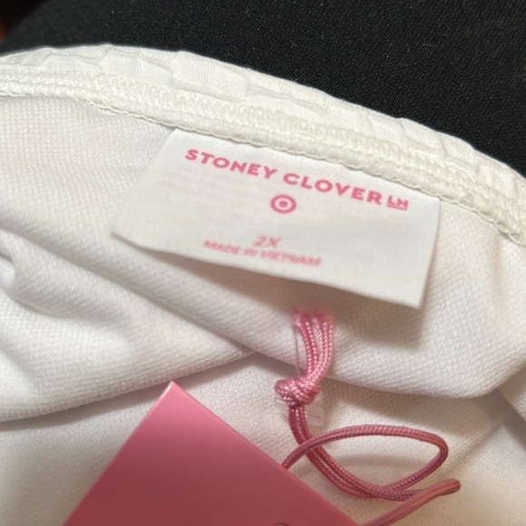 NWT Stoney Clover Lane x Target white textured bikini bottom vp. - Picture 6 of 8
